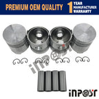 V1502 Engine Overhaul Rebuild Kit for Kubota RX3600 L2050DT L235DT