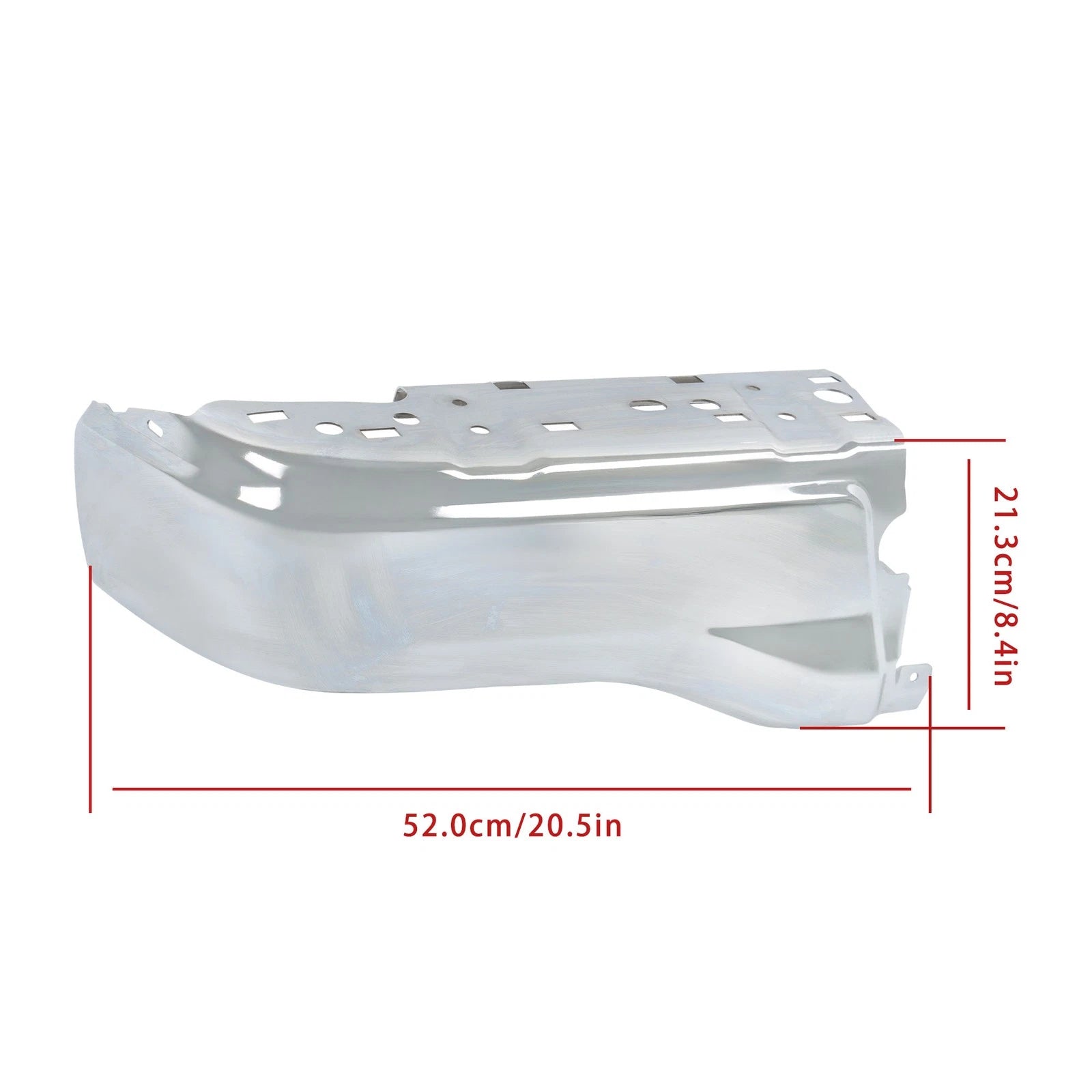 Set of 2 Rear Bumper Face Bars for Ford (2019-2023) Chrome