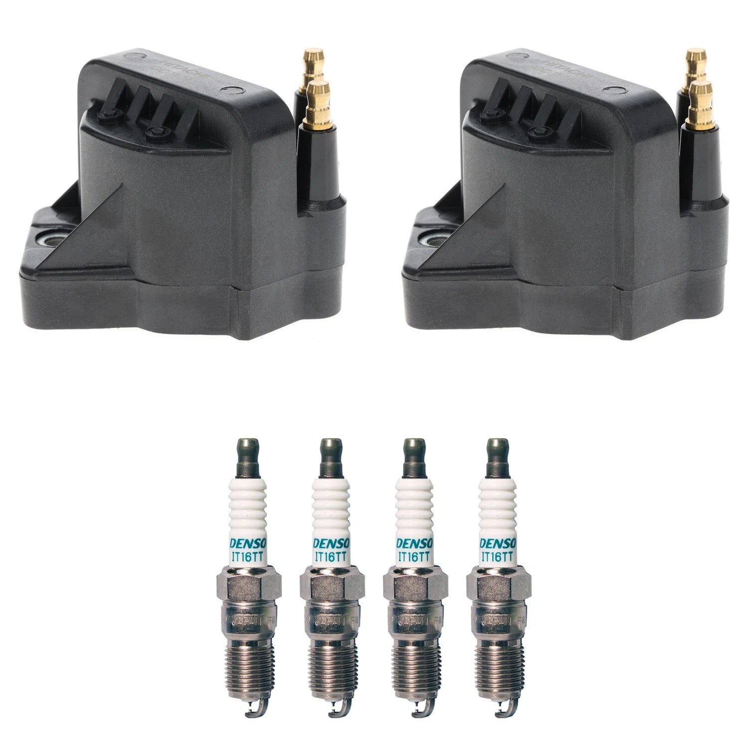 Set of 2 Ignition Coils & 4 Denso Iridium Spark Plugs for Century S10 (1997–2005)