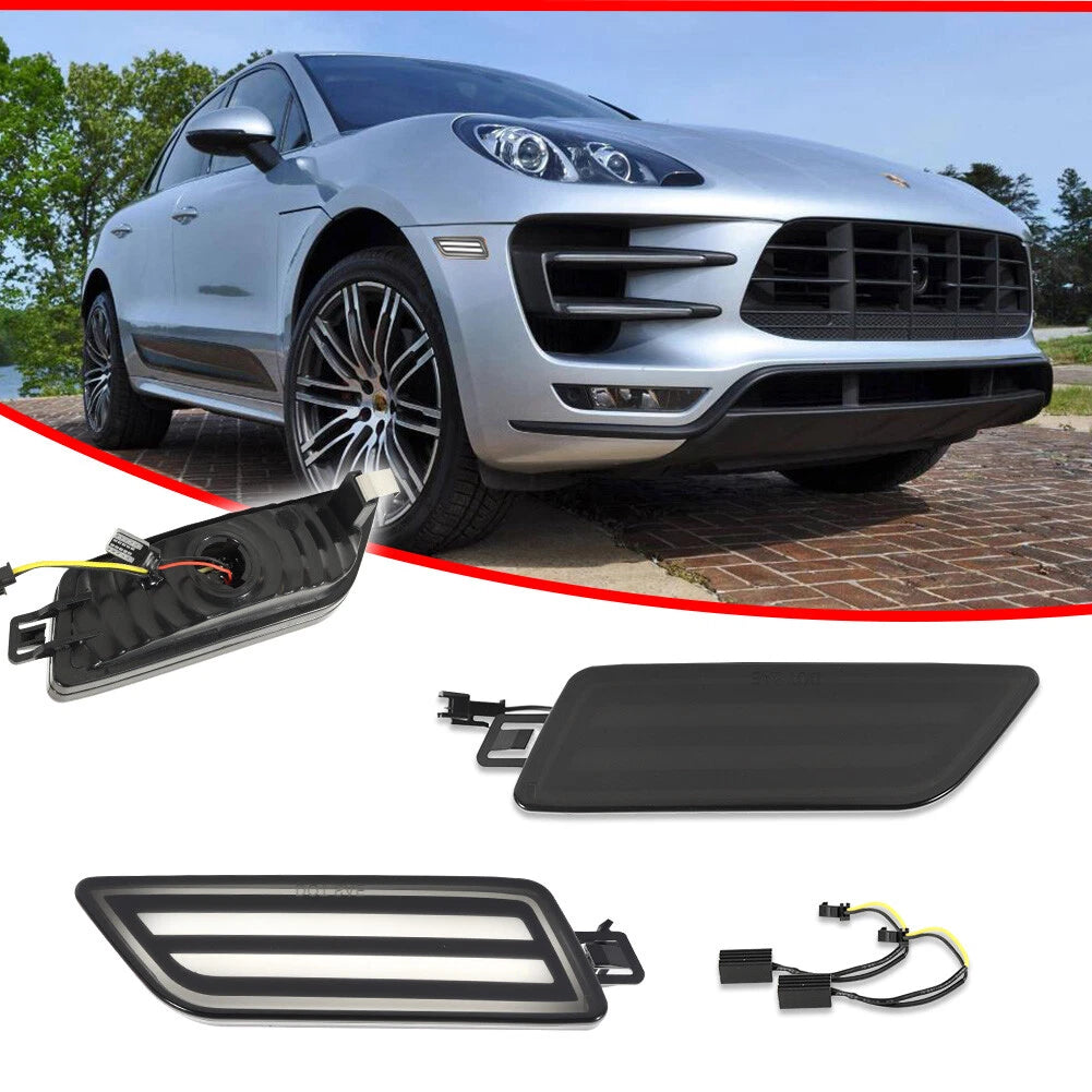 Front Bumper LED Side Marker Light for Porsche Macan (2014–2024)