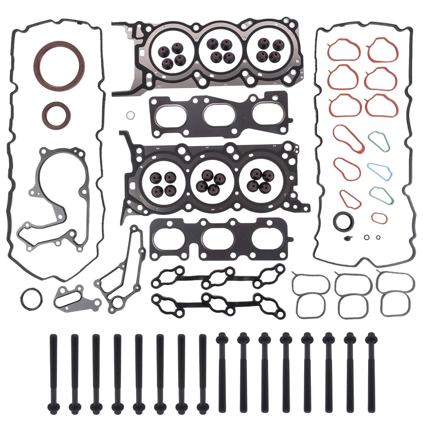 Engine Head Gasket Set with Bolts for Kia Sorento, Hyundai Santa Fe (2003–2019)