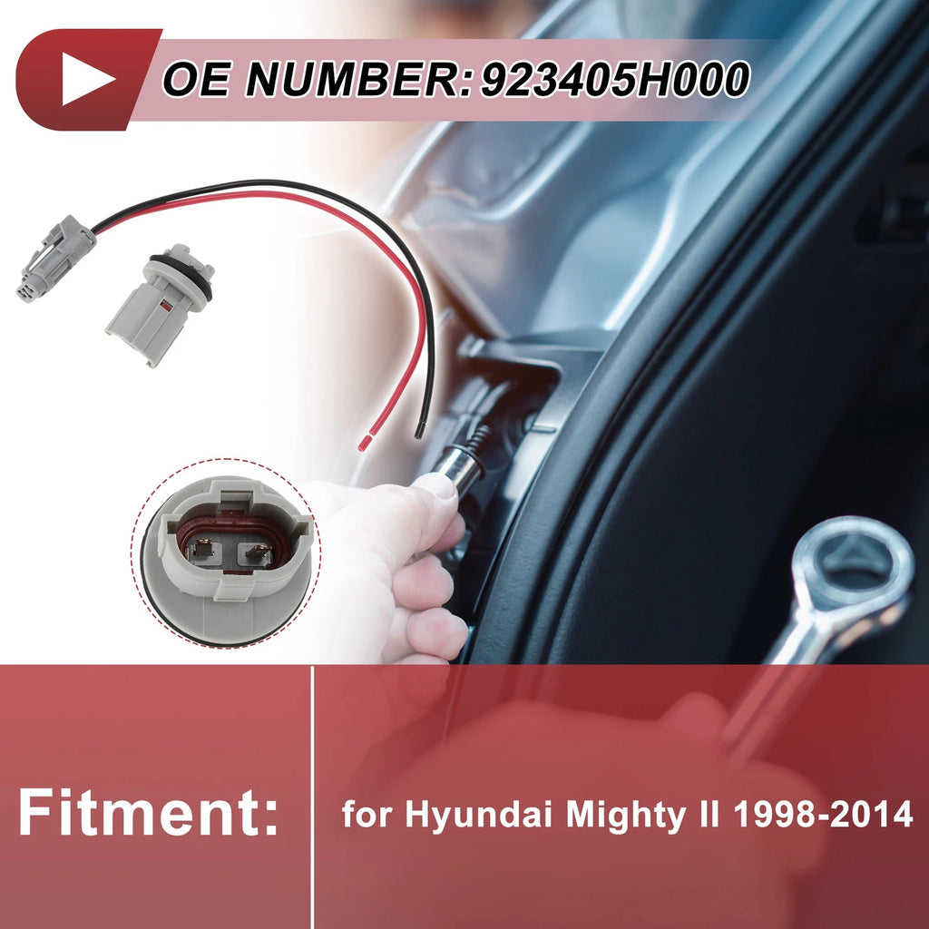 Set of License Plate Light Socket Wiring for Hyundai Mighty II (1998–2014) No. 923405H000
