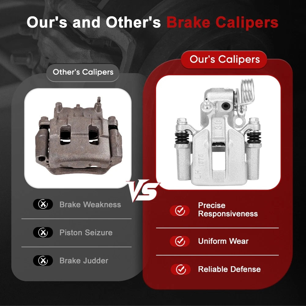 Brake Calipers Pair for Ford Mustang (1999-2004)