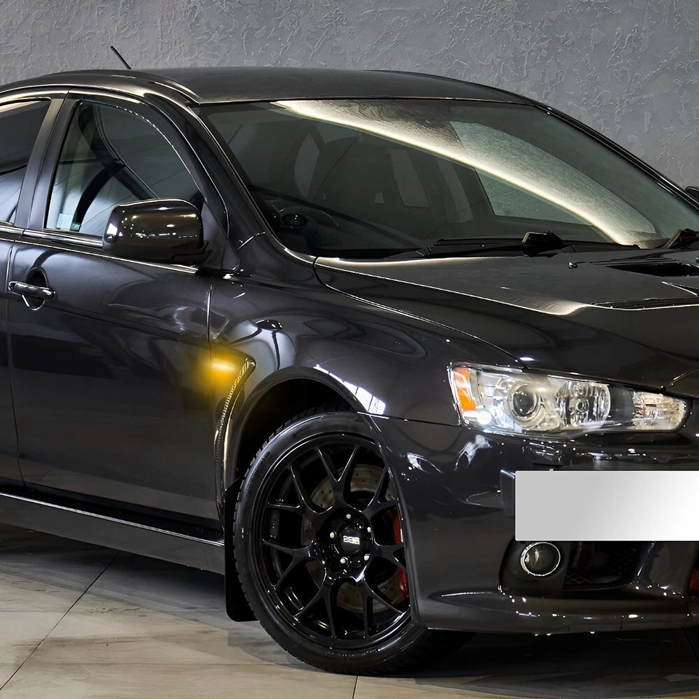 Amber LED Flowing Front Side Fender Light for Mitsubishi Lancer EVO X (2008-2015)