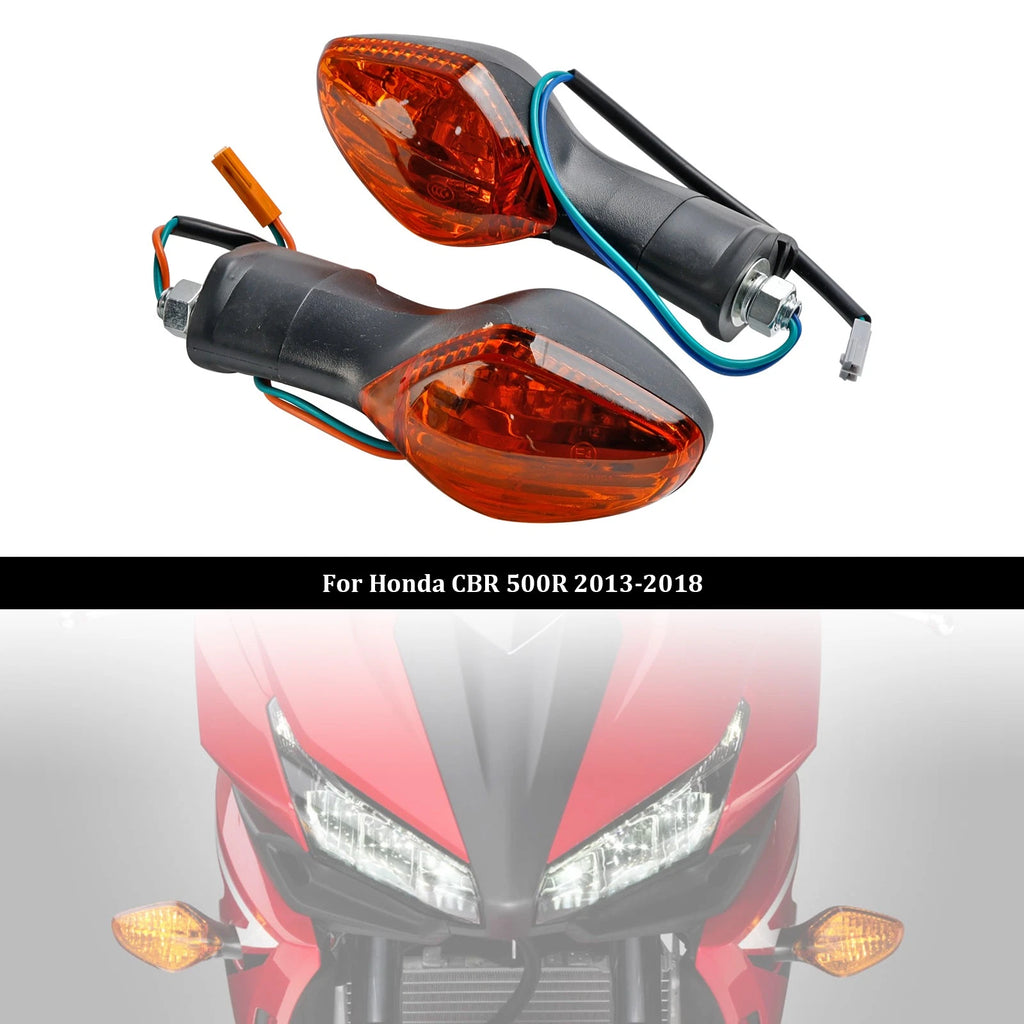 Turn Signal Lights for Honda CBR500 CBR650F CTX700 MSX125 (2013–2023) Amber