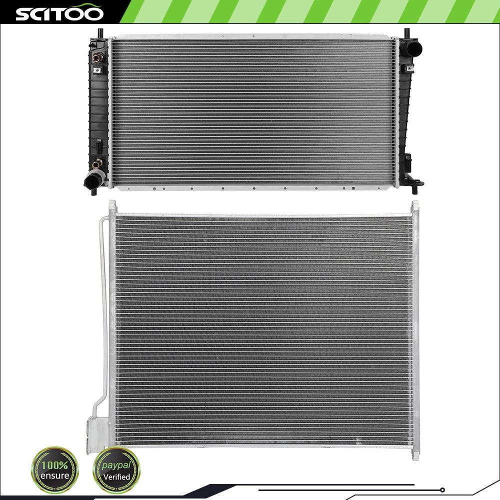 Radiator and A/C Condenser Kit for Ford F-250 F-350 Super Duty (2003)