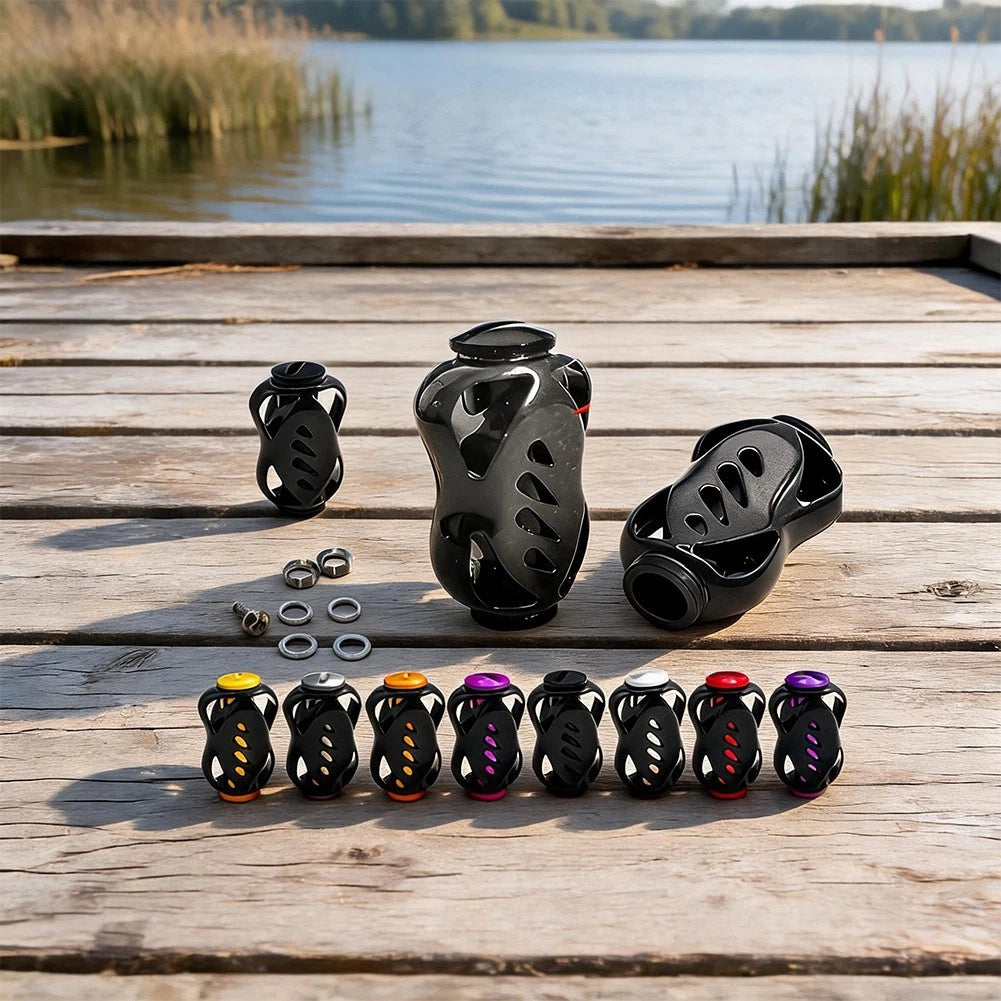 Carbon Fiber Knob for DAIWA S Baitcasting Reel (35.4 x 21.3mm)