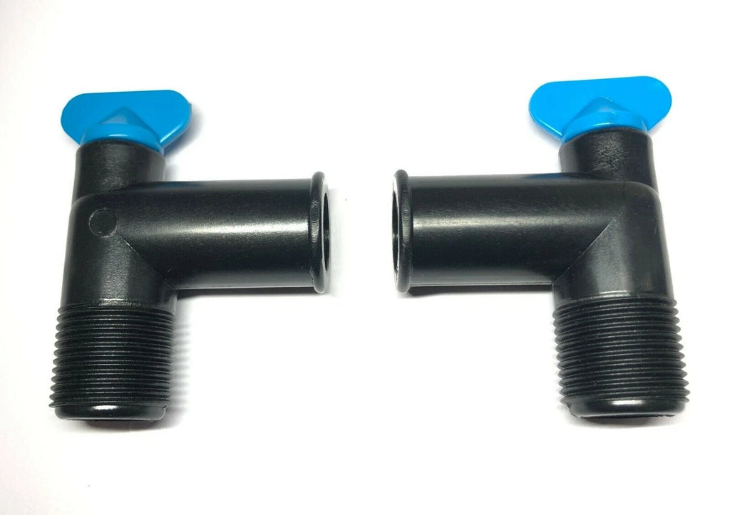 2X 3/4" NPT Drain Elbow for MerCruiser MCM MIE V-6 & V-8 (862210A01)