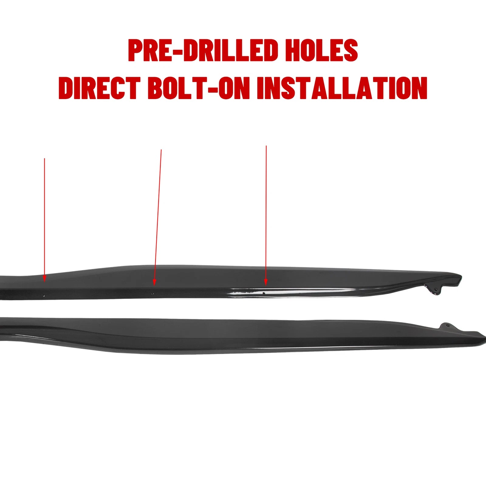 Side Skirt Rocker Panels Kit for Corvette C7 Stingray Z06 Z07 (2014–2019)
