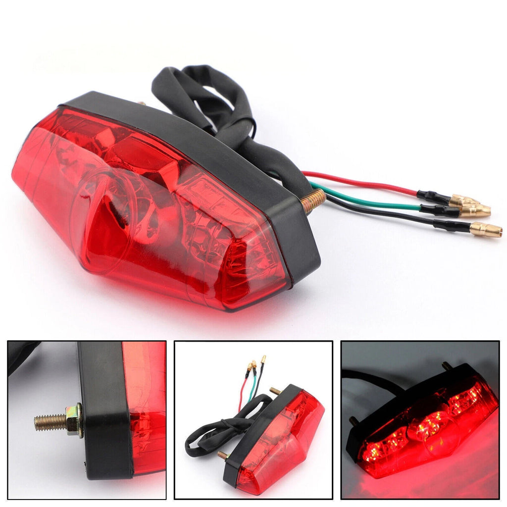 LED Brake Stop Running Rear Tail Light for Motorcycle (12V) SMK #3