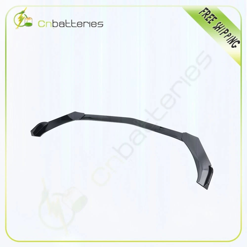Front Bumper Lip for Honda Civic, BMW, Benz, Mazda, GMC (Painted Black)