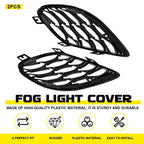 Fog Light Grille Cover for Dodge Charger (2015–2025) 68280492AA 68280493AA Black