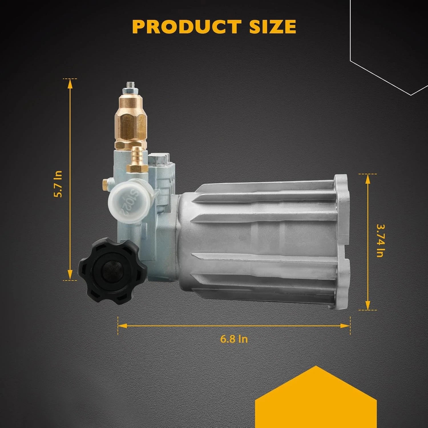 2.2 GPM 2400 PSI Axial Cam Pressure Washer Pump for Various Models
