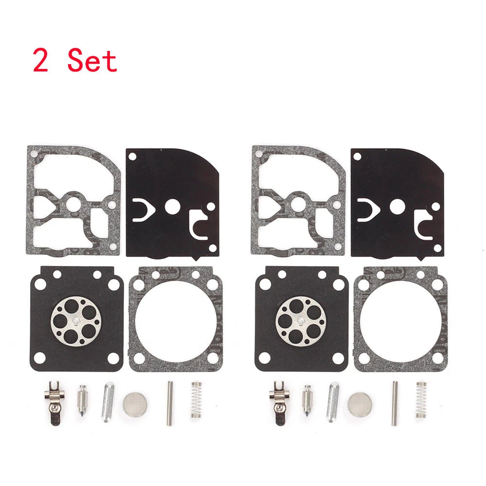 Set of 2 Carburetor Rebuild Kits for Zama C1M-W26 A-C (RB-129)