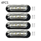 Pack of 4 LED Courtesy Lights for Marine Boat (12V 24V)
