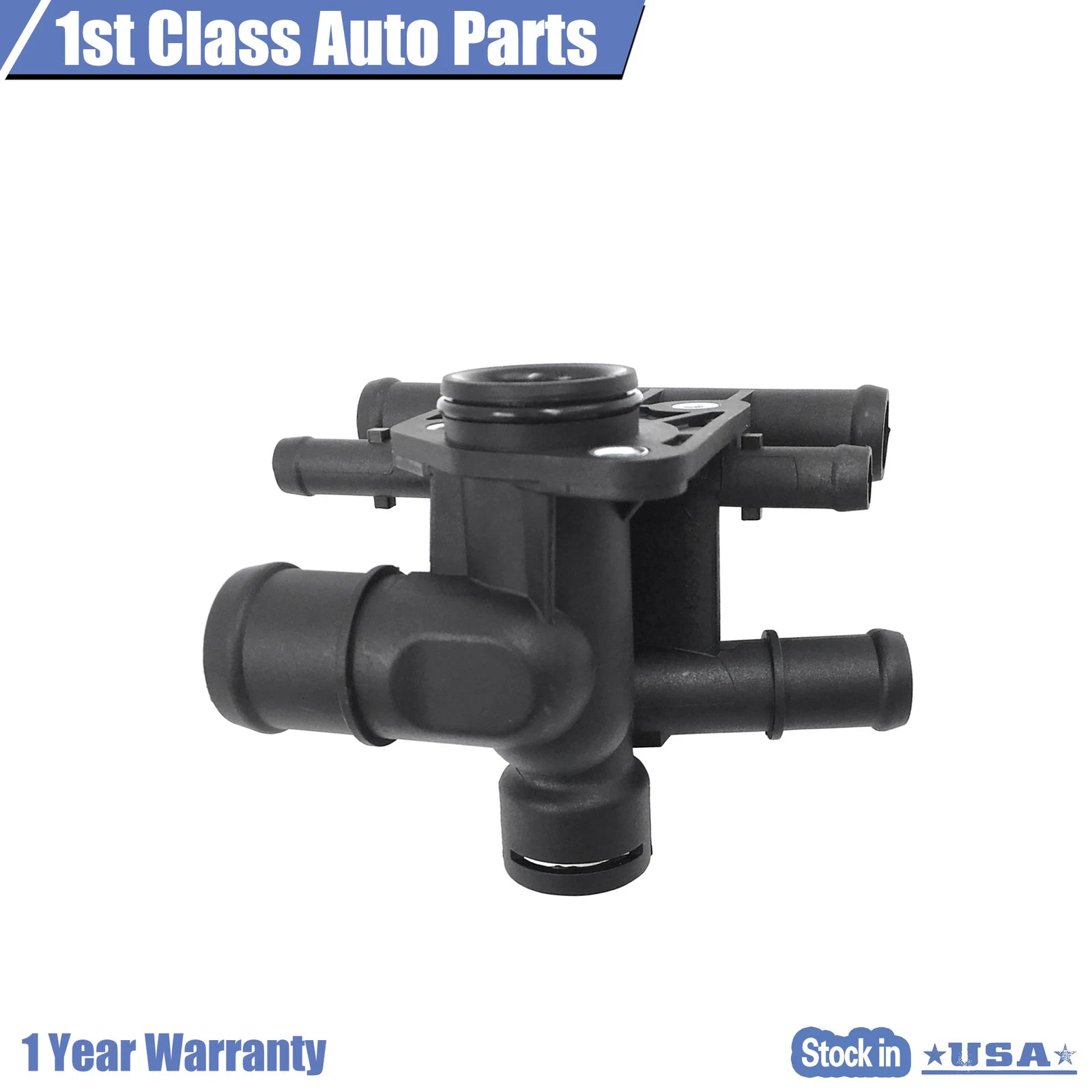 Engine Coolant Hose Flange for Audi A3 TT VW Eos Golf R Passat Jetta (2006–2013)