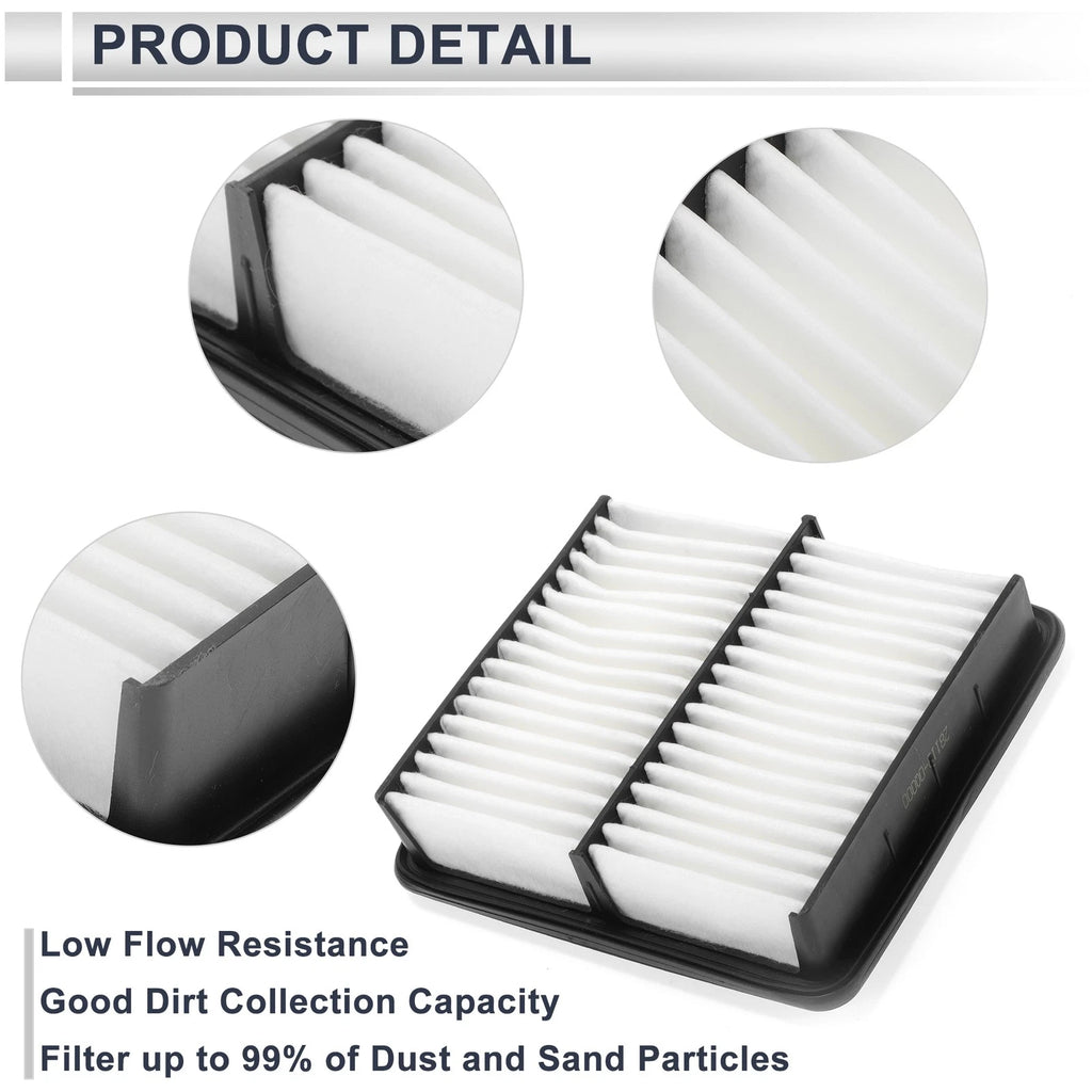 Engine Air Filter No. 281130Q000/281132H000 for Hyundai Elantra (2007–2010)
