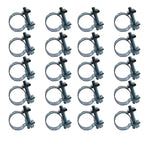 Set of 20 Fuel Injection Hose Clamps 13mm - 15mm