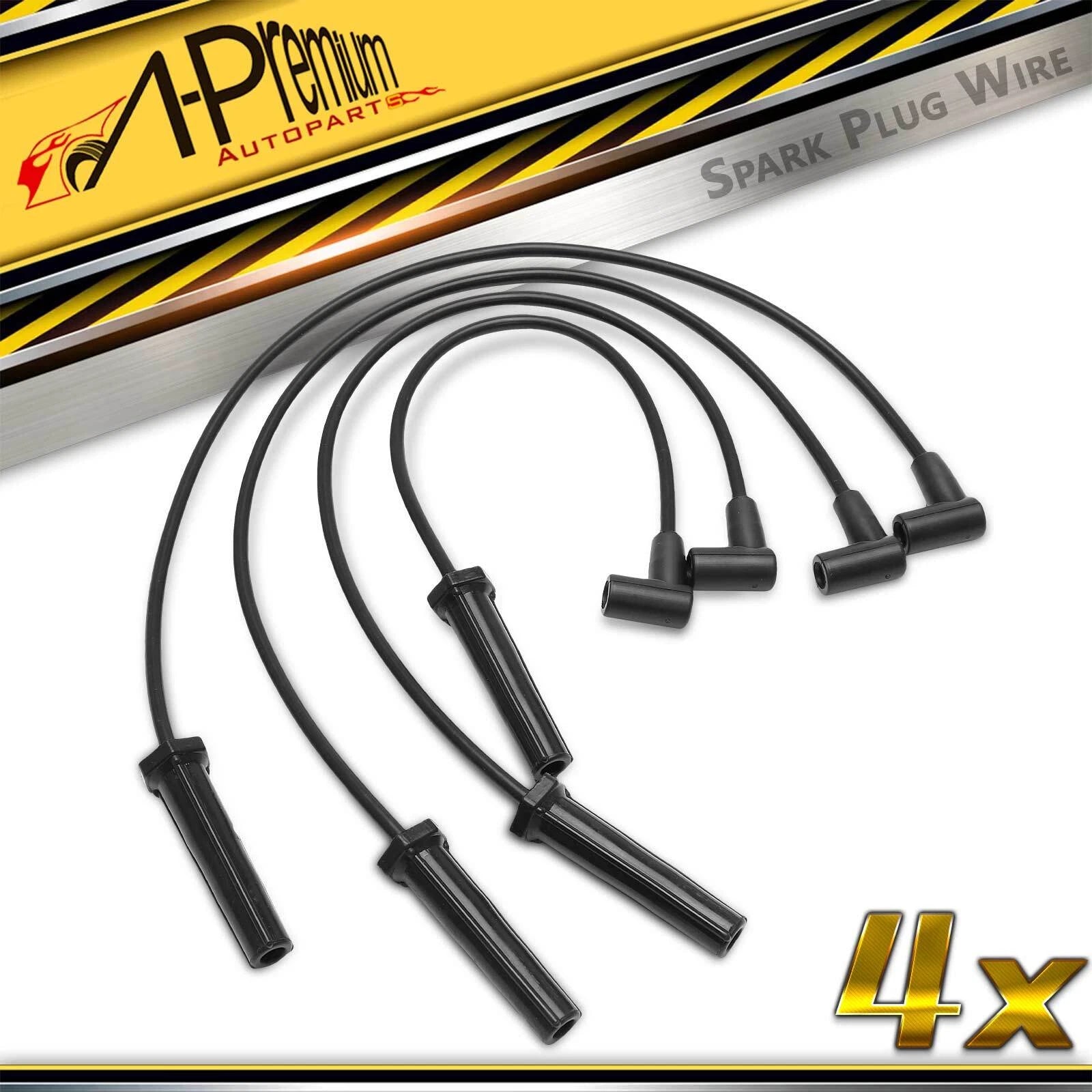 Spark Plug Wire Set for Pontiac Sunfire Chevrolet Cavalier (1998–2001)