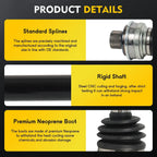 Rear CV Axle Shaft Assembly for Audi Q5 (2018–2021)
