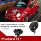 Smoke Sequential Amber LED Side Marker Lights for Fiat 500 (2007–2019)