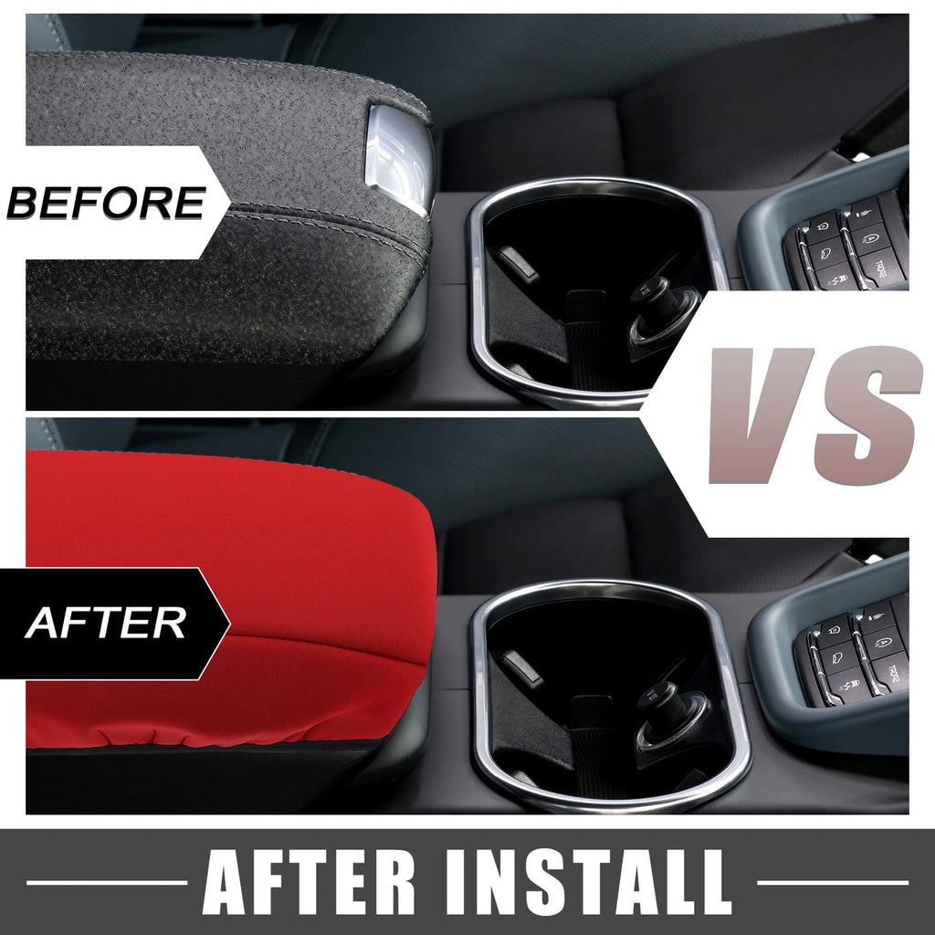 Arm Rest Box Cover Protector for Subaru Outback (2020–2023) Neoprene Red