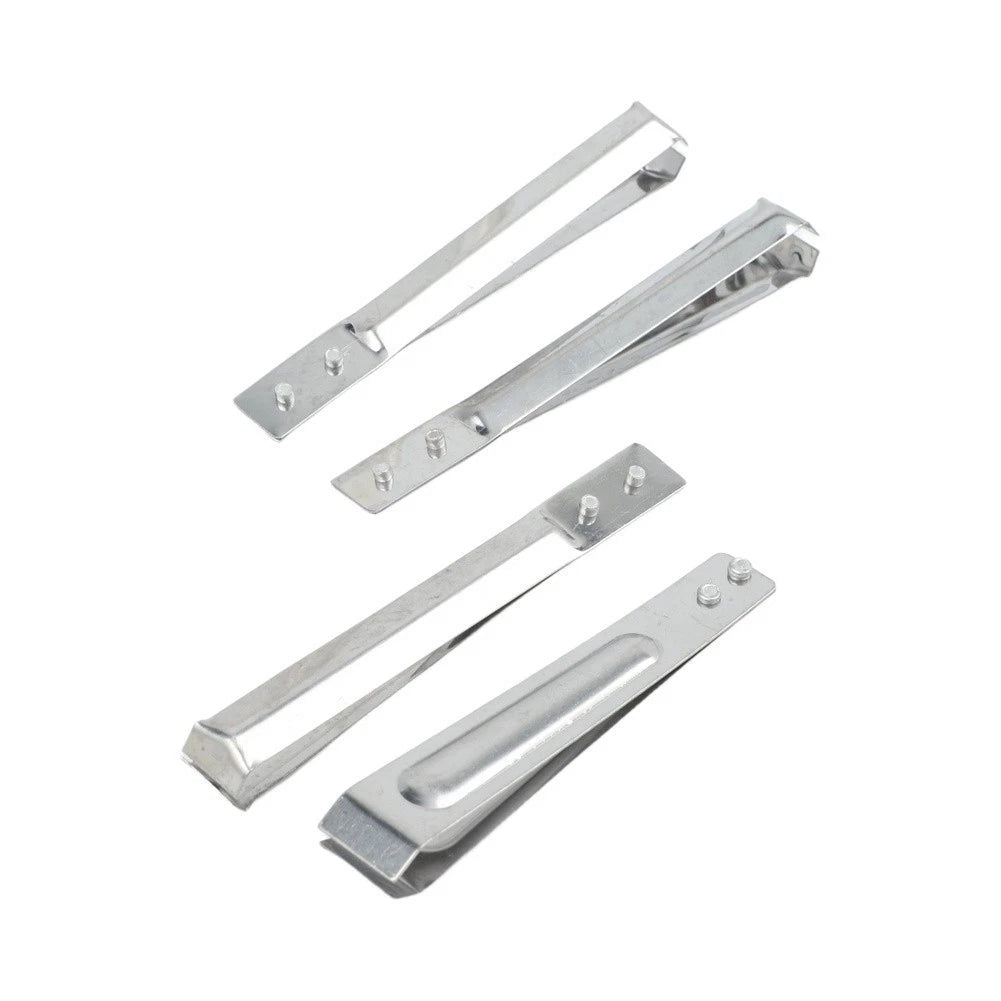 Set of 4 Stainless Steel Garlic Peeling Tweezers & Fish Bone Remover Tool