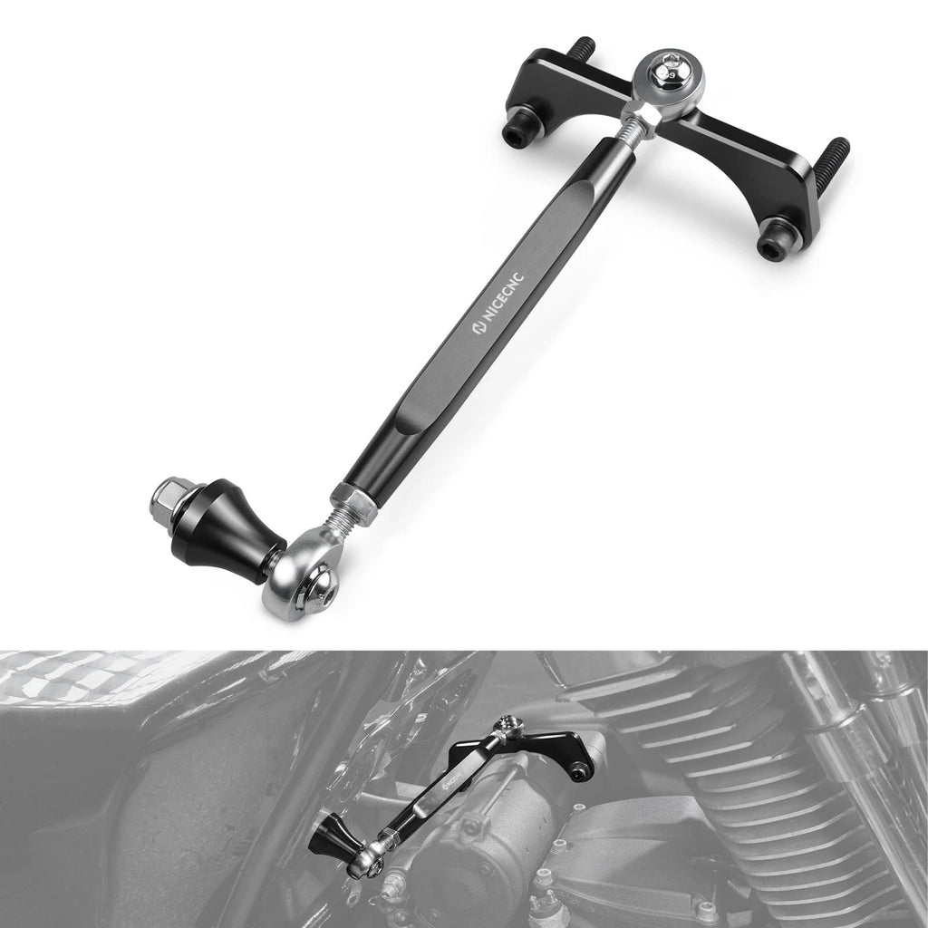Set of 2 Aluminum Touring Stabilizers for Harley Road King Police (2017–2024)