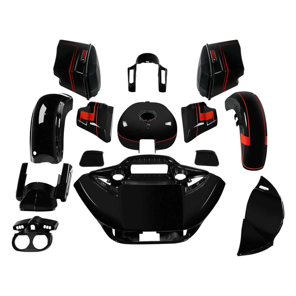 Fairings Bodywork Kit for Harley CVO Road Glide (2015–Up) Black
