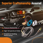 Turbo Oil Feed Line Kit for T3 T4 (41" Braided Stainless Steel)