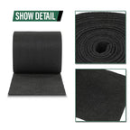 Ribbed Bunk Carpet for Marine Boat Trailer (9" x 25') - Black