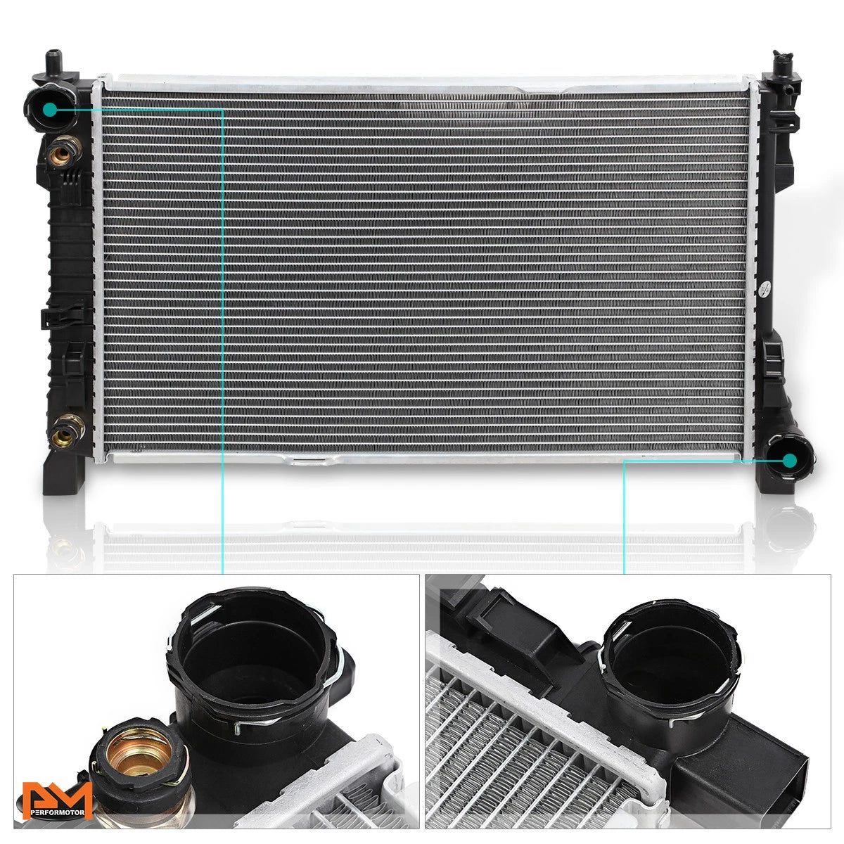 Aluminum Core Replacement Radiator for Mercedes C-Class (2001–2007) DPI-2337