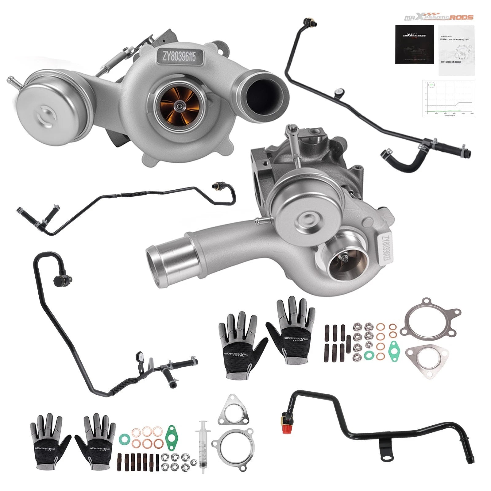 Twin Billet Turbo Coolant Line for Ford Explorer Sport (2013–2019)