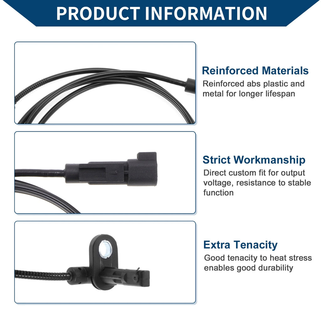 ABS Wheel Speed Sensor No. 23483157 for Buick Regal (2014–2017) Rear Left