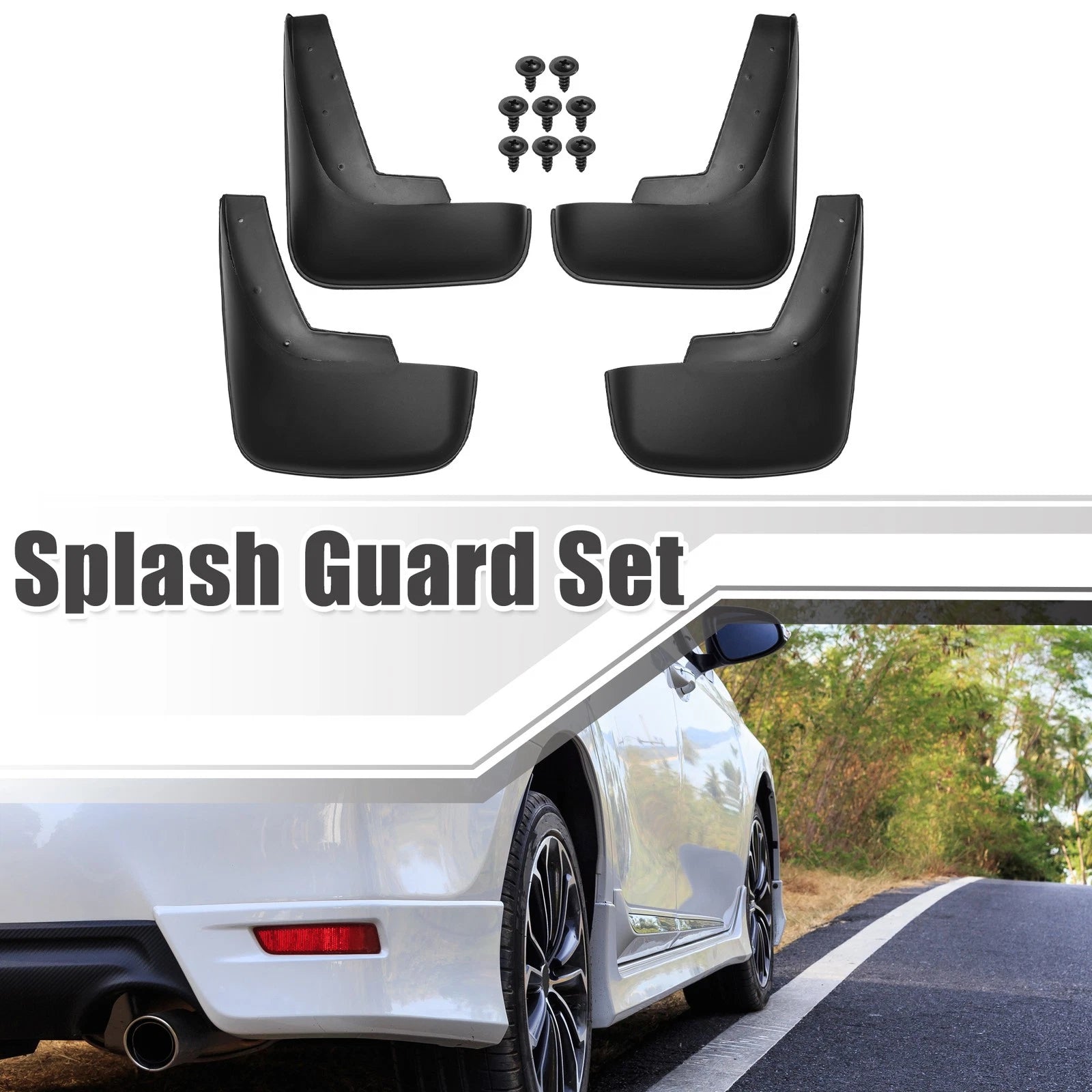 Set of 4 Mud Flaps Splash Guards for Toyota Camry 