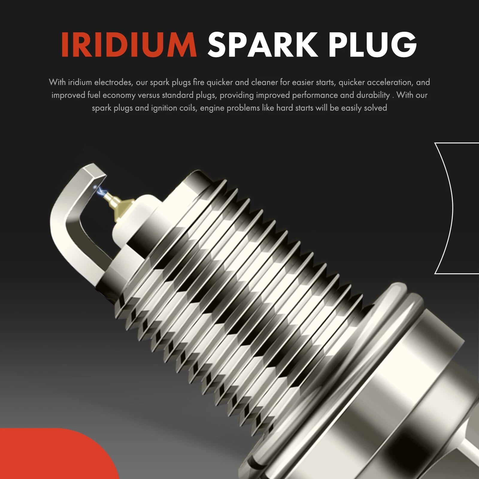 Ignition Coil & Iridium Spark Plugs Set for Nissan Sentra