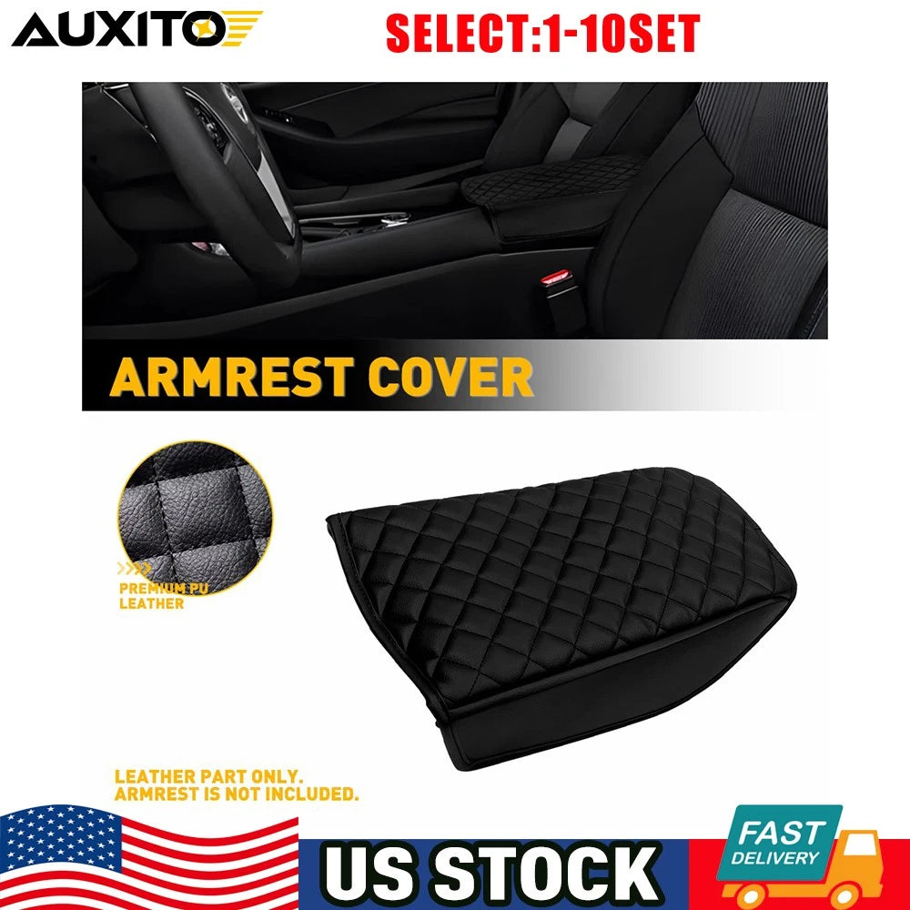 Center Console Lid Armrest Cover for Nissan Maxima (2016–2023) Black