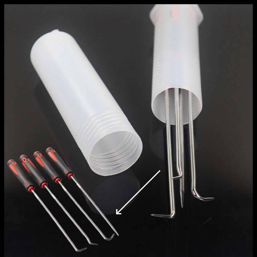 Set of 4 Hook and Pick Tools for O Ring Gasket and Seal Removal