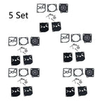 Set of 5 Carburetor Repair Parts Kit for McCulloch Poulan Weedeater (ZAMA RB-39)