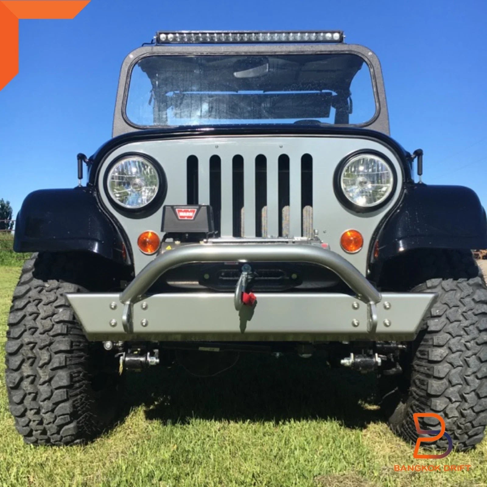 Yellow Lens Turn Signal Parking Light Lamp for Willys Jeep CJ (1945-1975)