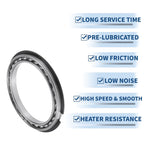 Deep Groove Ball Bearing 6816NR for Scooter Skateboard Wheel (P0 80x100x10mm)