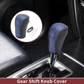 Gear Shift Knob Cover for Mazda CX-5 (2013–2014) Blue Faux Leather