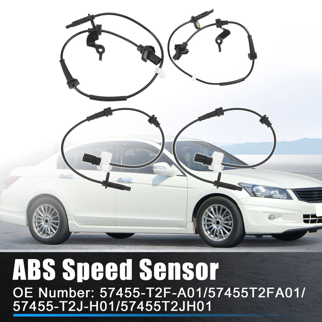 Set of 4 ABS Wheel Speed Sensors for Acura TLX (2015–2020)