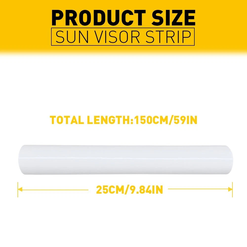 Sun Visor Strip for - Vinyl Windshield Banner Decal EPY