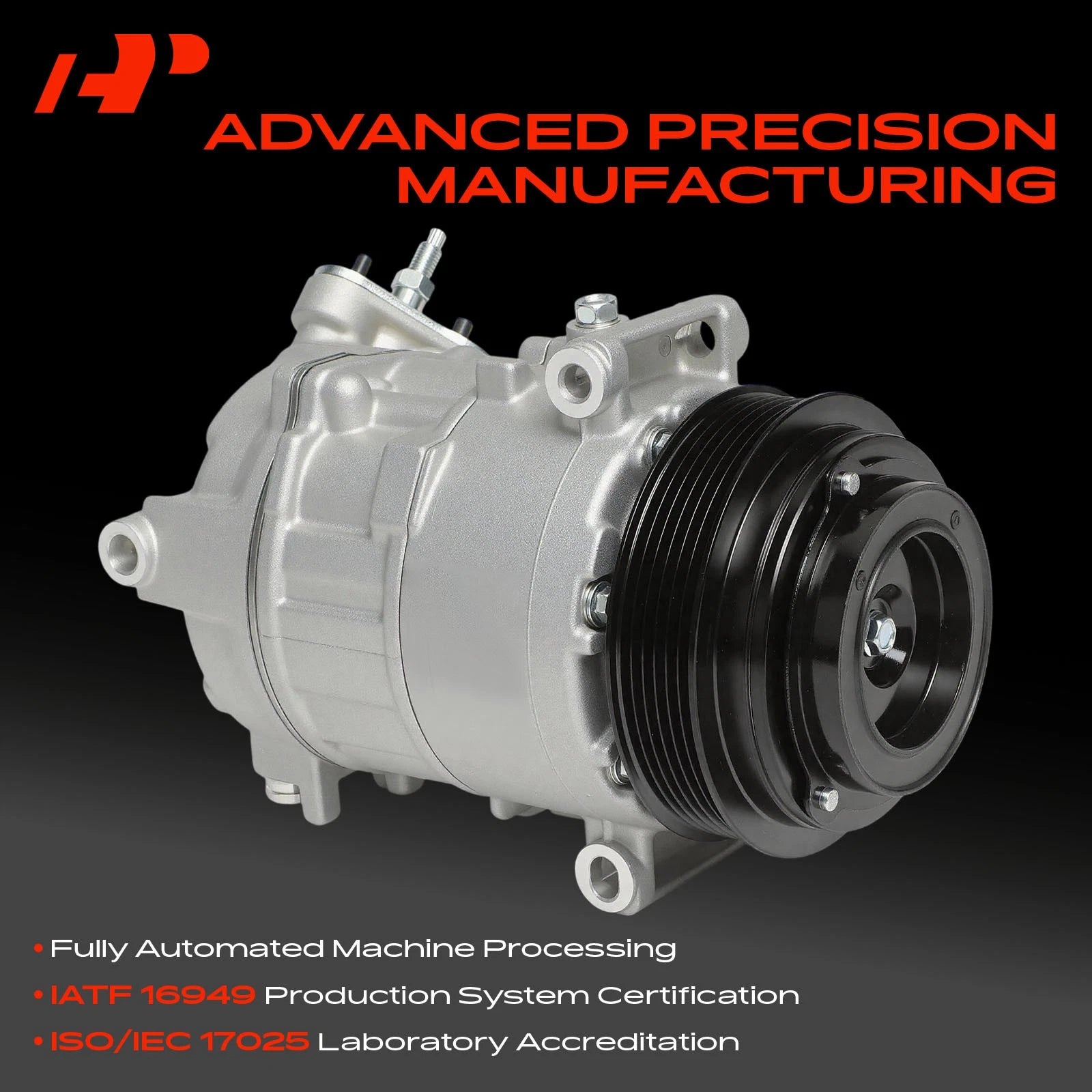A/C Compressor with Clutch for Jeep Cherokee (2014-2022)