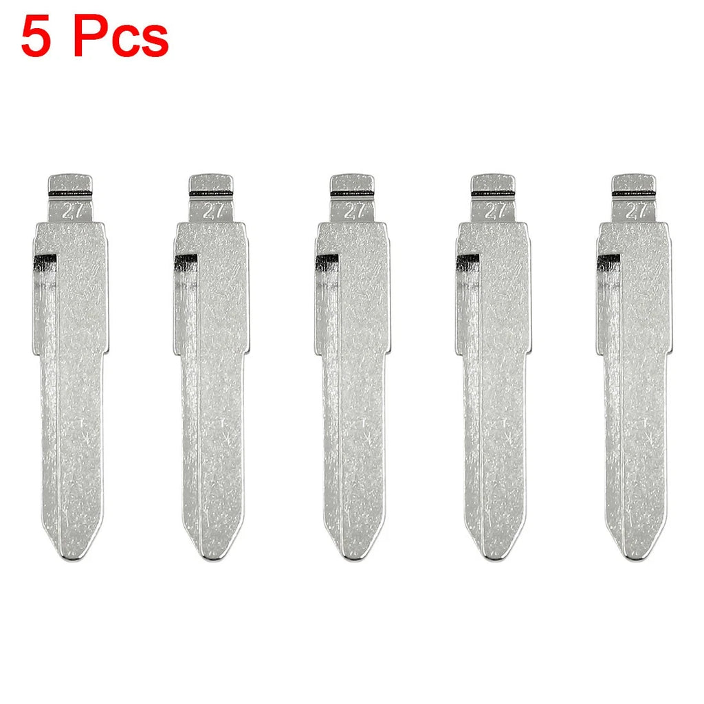 5X Metal Flip Remote Key Blank Blade for Mazda 3 5 6 (2004–2013)