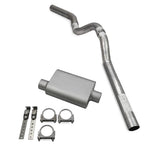 Single 3" Exhaust Kit for Chevy GMC 1500 (2019–2025) 2 Chamber Corner Exit