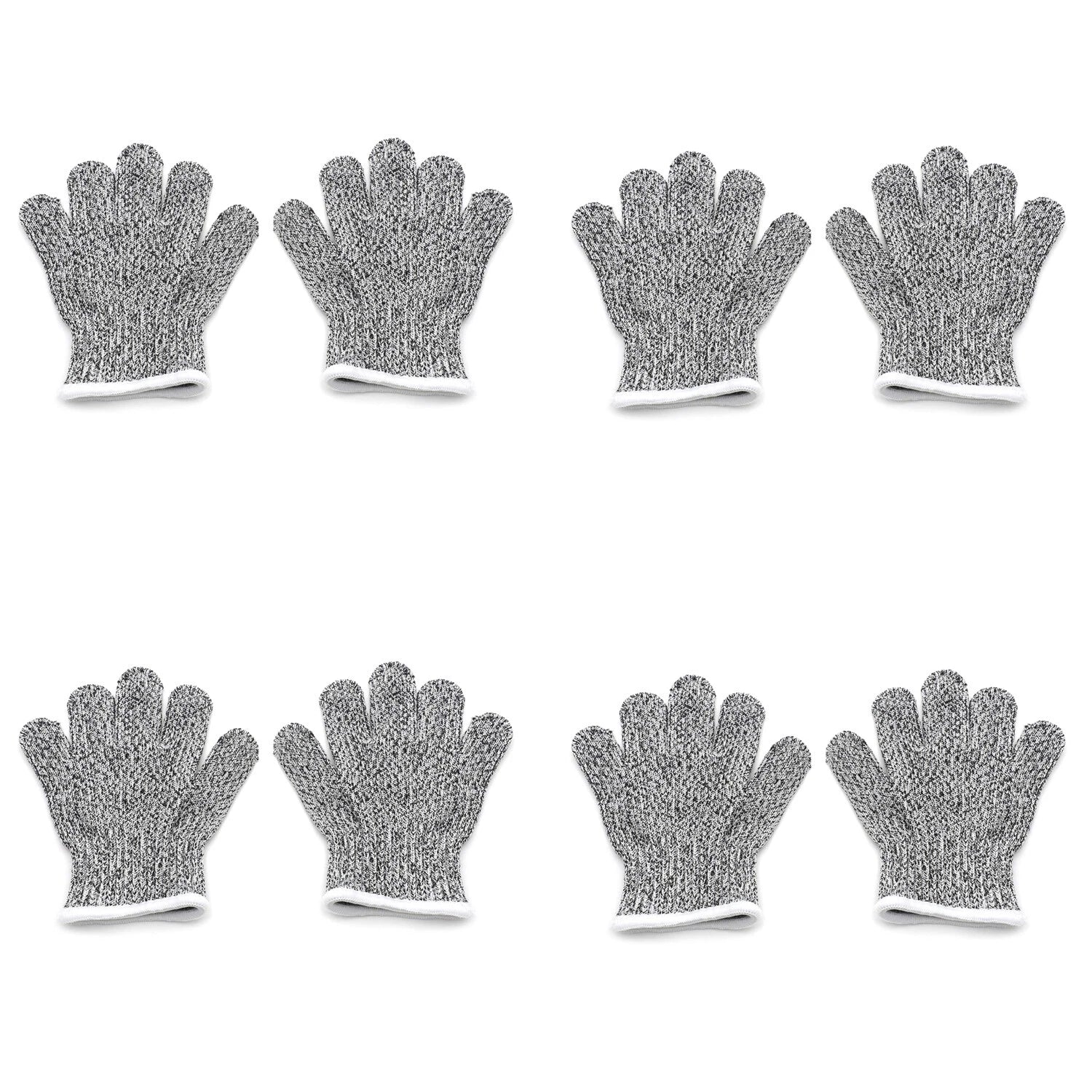 Cut-Resistant Stretch Gloves for Kids 6-8 Years (Level 5 Protection)