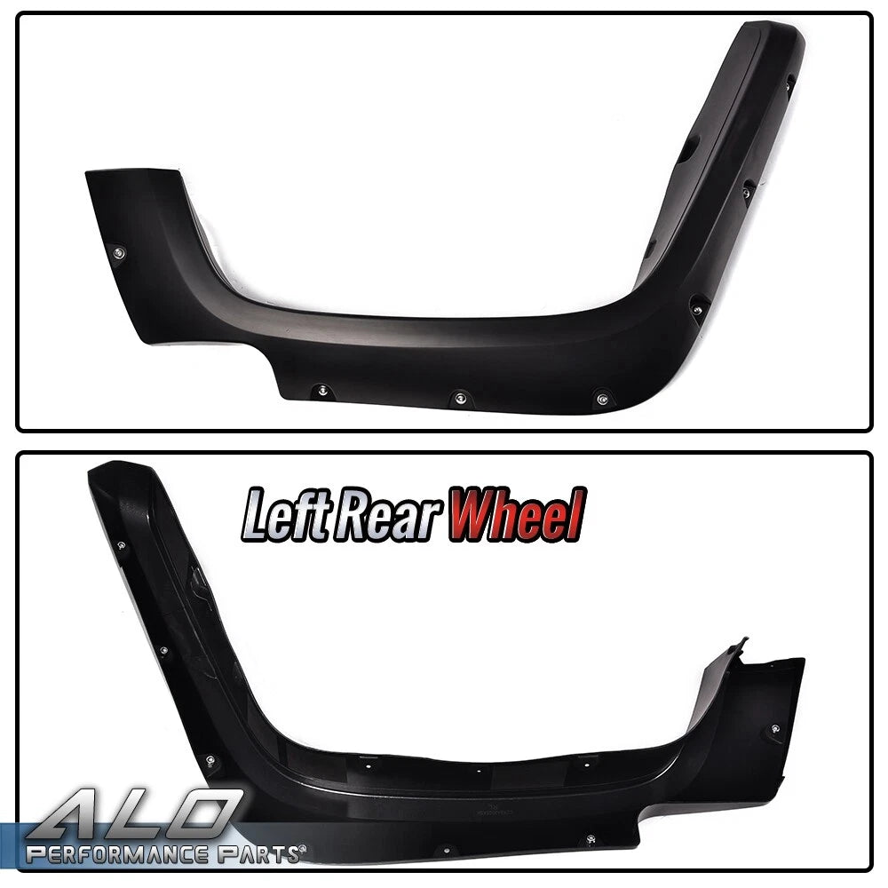 Set of 4 Pocket Rivet Wheel Fender Flares for Toyota FJ Cruiser (2007–2014)