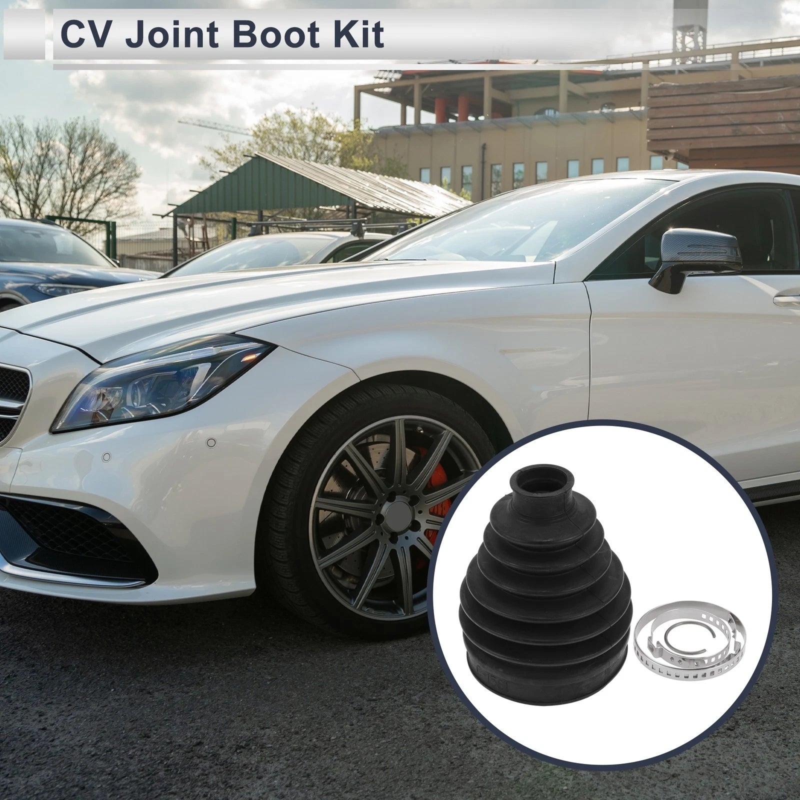 Inner CV Joint Boot Kit with Clamps for Mercedes CLS63 AMG (2007–2018)